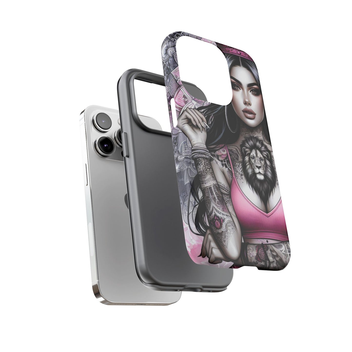 Queen of the Jungle – Regal Tattooed Goddess Mobile Cover