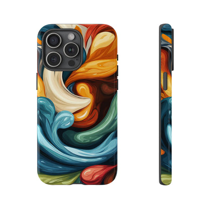 Color Current – Fluid Energy Abstract Phone Case for iPhone, Samsung & Pixel
