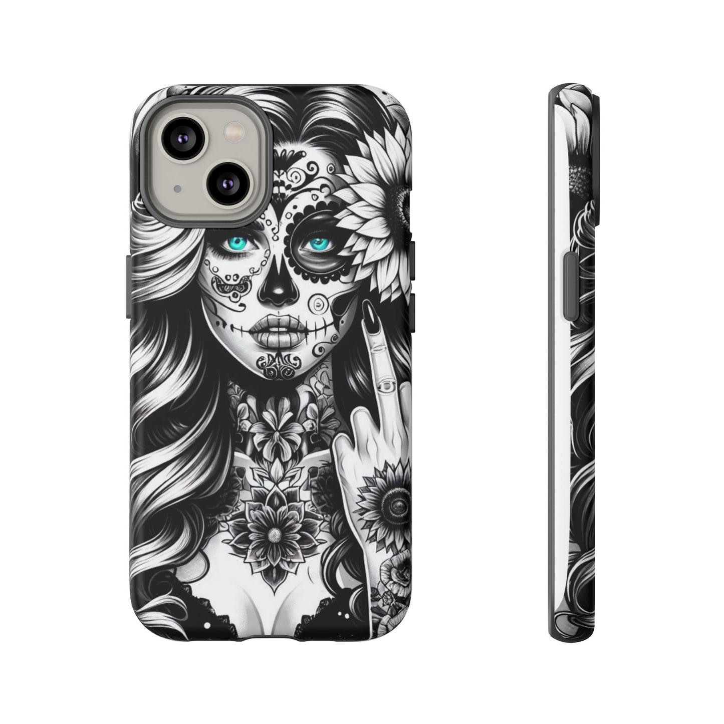 La Rebel – Day of the Dead Gothic Attitude Mobile Cover
