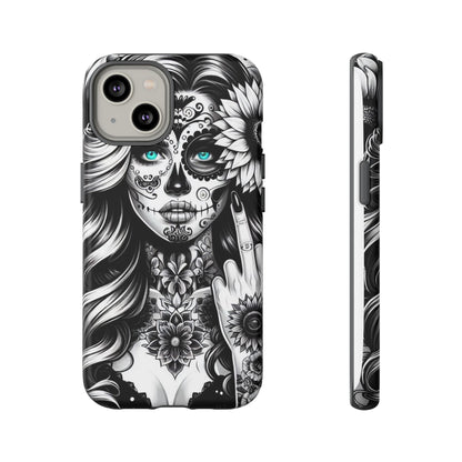La Rebel – Day of the Dead Gothic Attitude Mobile Cover
