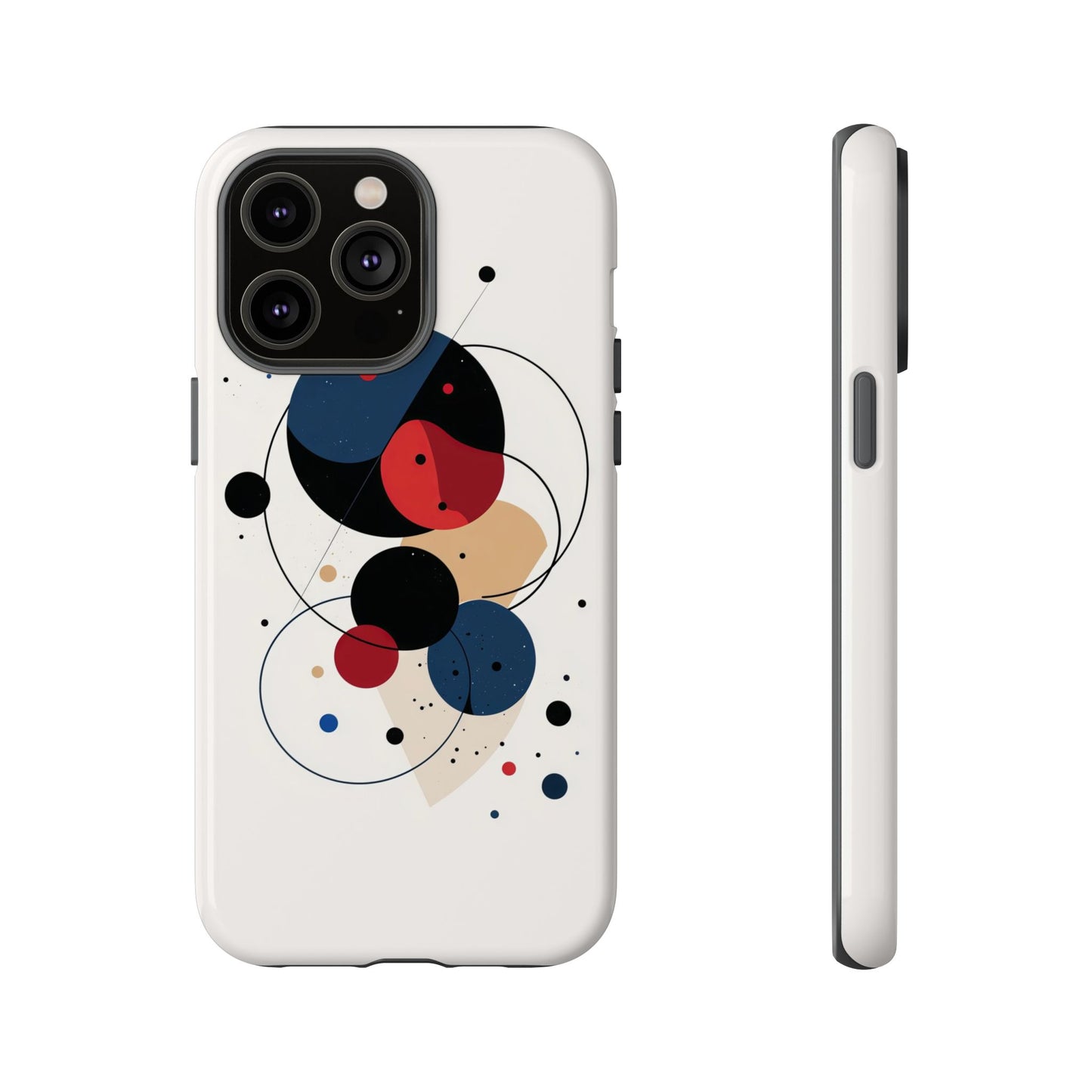 Celestial Flow – Abstract Minimal Art Phone Case for iPhone, Samsung & Pixel