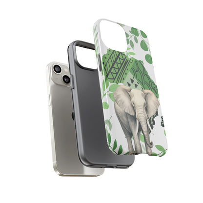 Tropical Elephant Mobile Cover – Nature-Inspired Boho Art