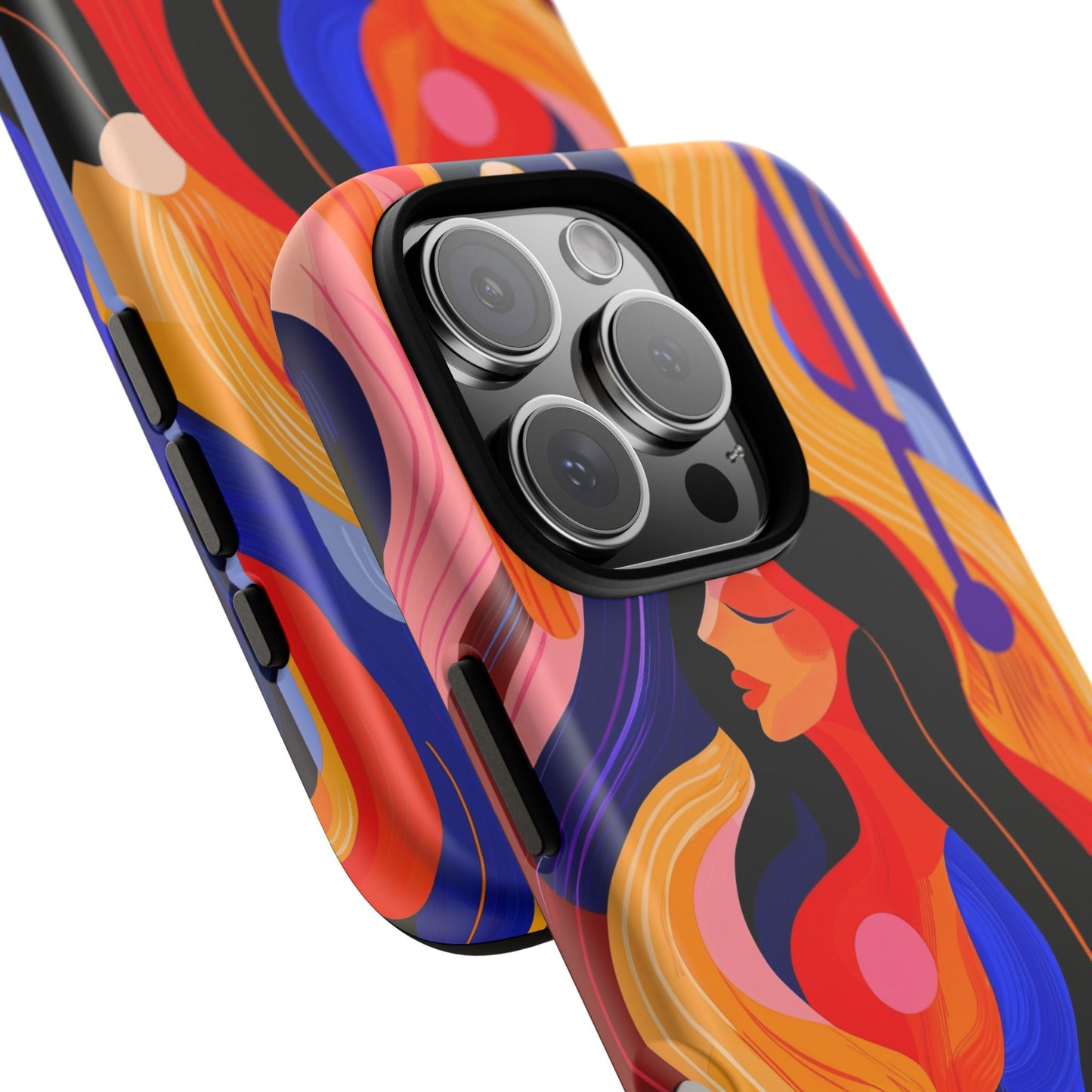 Muse in Motion – Abstract Goddess Phone Case for iPhone, Samsung & Pixel