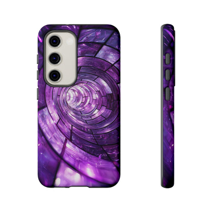 Hypnotic Spiral Optical Illusion Phone Case for iPhone, Samsung & Pixel