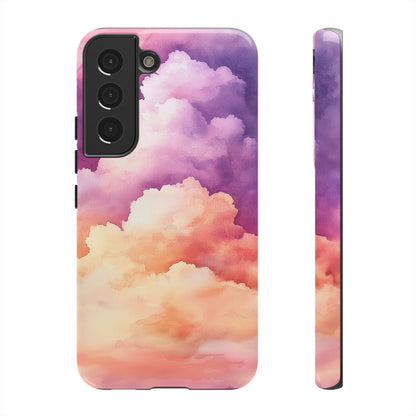 Cotton Candy Skies Watercolor Phone Case for iPhone, google Pixel & Samsung
