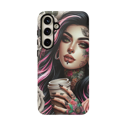 Gothic Rose Coffee Queen Mobile Case