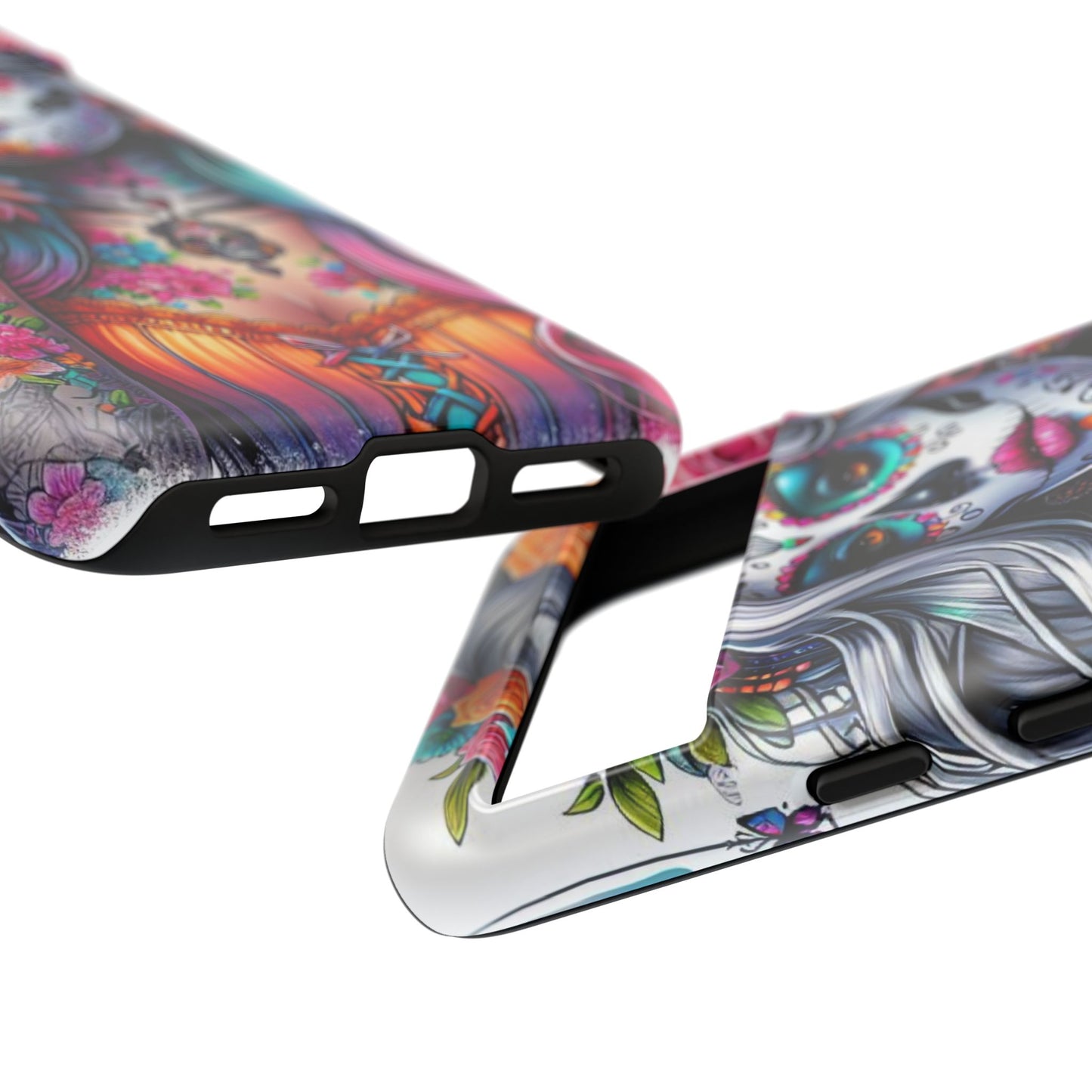 Sugar Skull Goddess – Día de los Muertos Floral Queen Mobile Cover