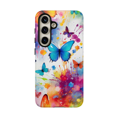 Vibrant Watercolor Butterfly Mobile Case