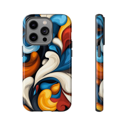 ColorSurge – Bold Fluid Abstract  Phone Case for iPhone, Samsung & Pixel