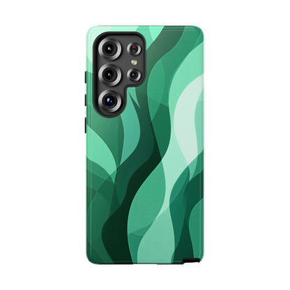 Verdant Flow – Abstract Nature-Inspired Phone Case for iPhone, Samsung & Pixel