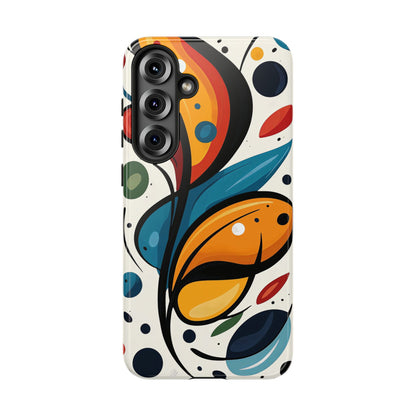 Vibrance Bloom – Bold Abstract Burst Phone Case for iPhone, Google Pixel, Samsung