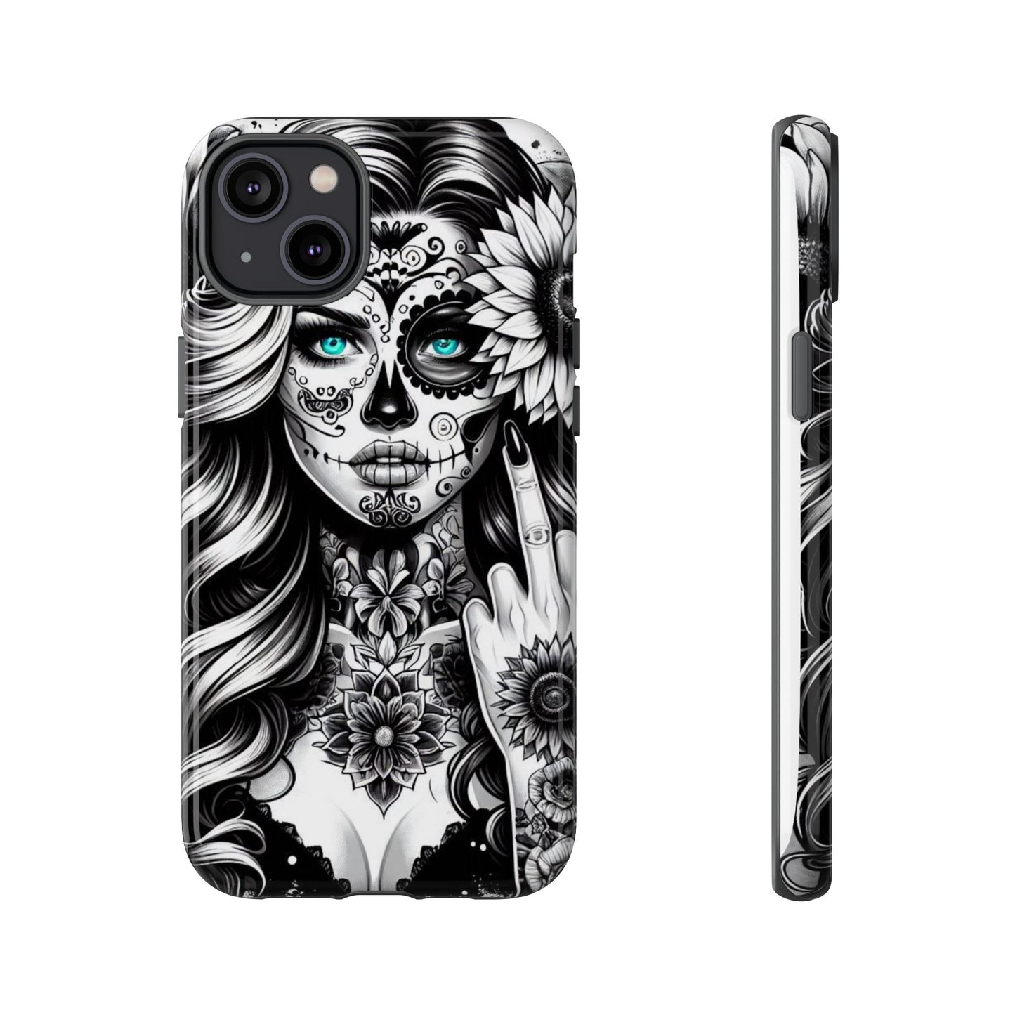 La Rebel – Day of the Dead Gothic Attitude Mobile Cover