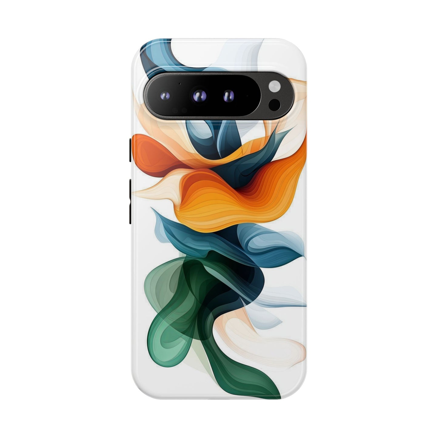 Verdant Flow – Modern Abstract Phone Case for iPhone, Samsung & Pixel