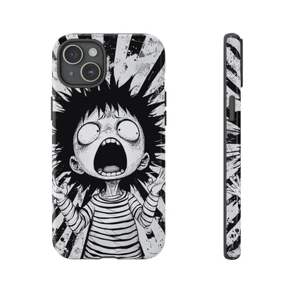 Maximum Panic Mode | Scream Kid Art  Phone Case for iPhone, Samsung & Pixel
