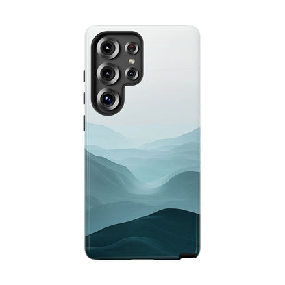 Tranquil Terrain – Misty Abstract Landscape Case for iPhone, Samsung & Pixel