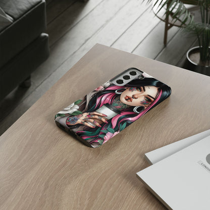 Tattooed Coffee Lover Art Mobile Case