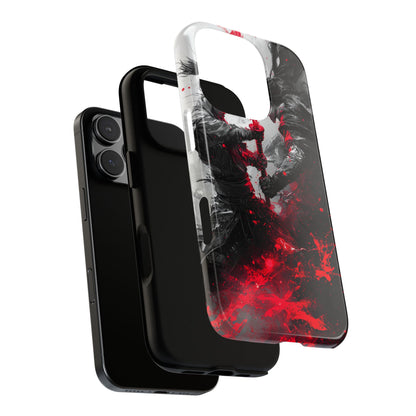 Duel of Fates | Red Energy Samurai Clash Phone Case for iPhone, Samsung & Pixel