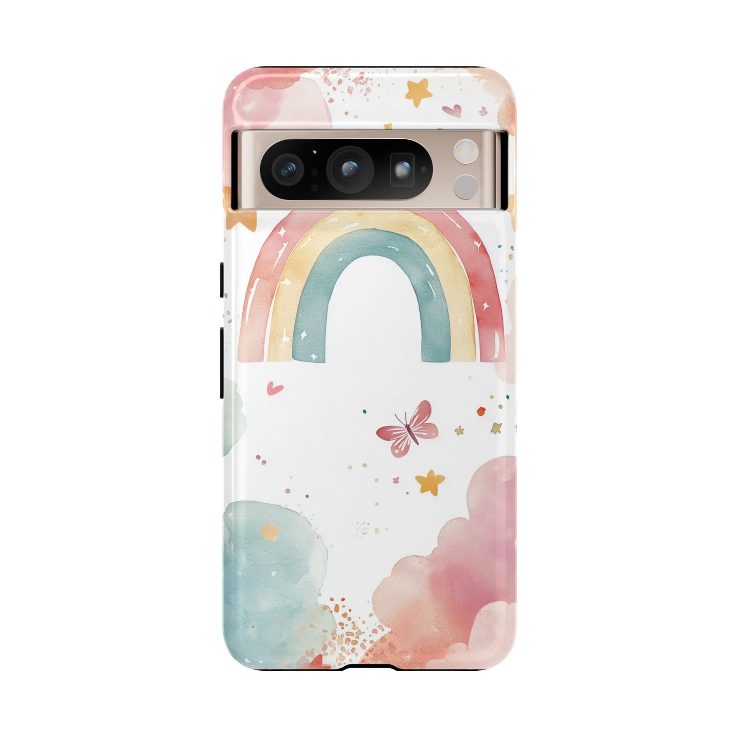 Rainbow Whimsy Watercolor Phone Case for iPhone, google Pixel & Samsung