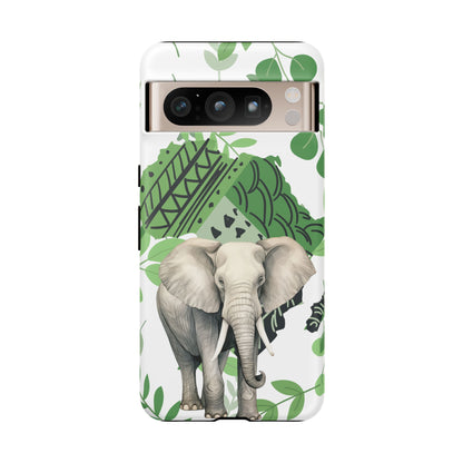 Tropical Elephant Mobile Cover – Nature-Inspired Boho Art