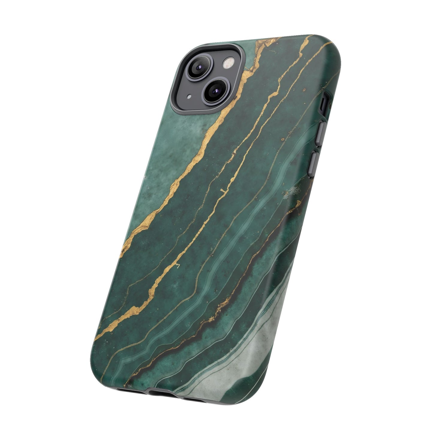 Jade Green Marble Case Design
