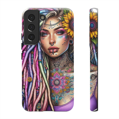 Boho Mandala Goddess – Ethereal Tattoo Art Mobile Cover