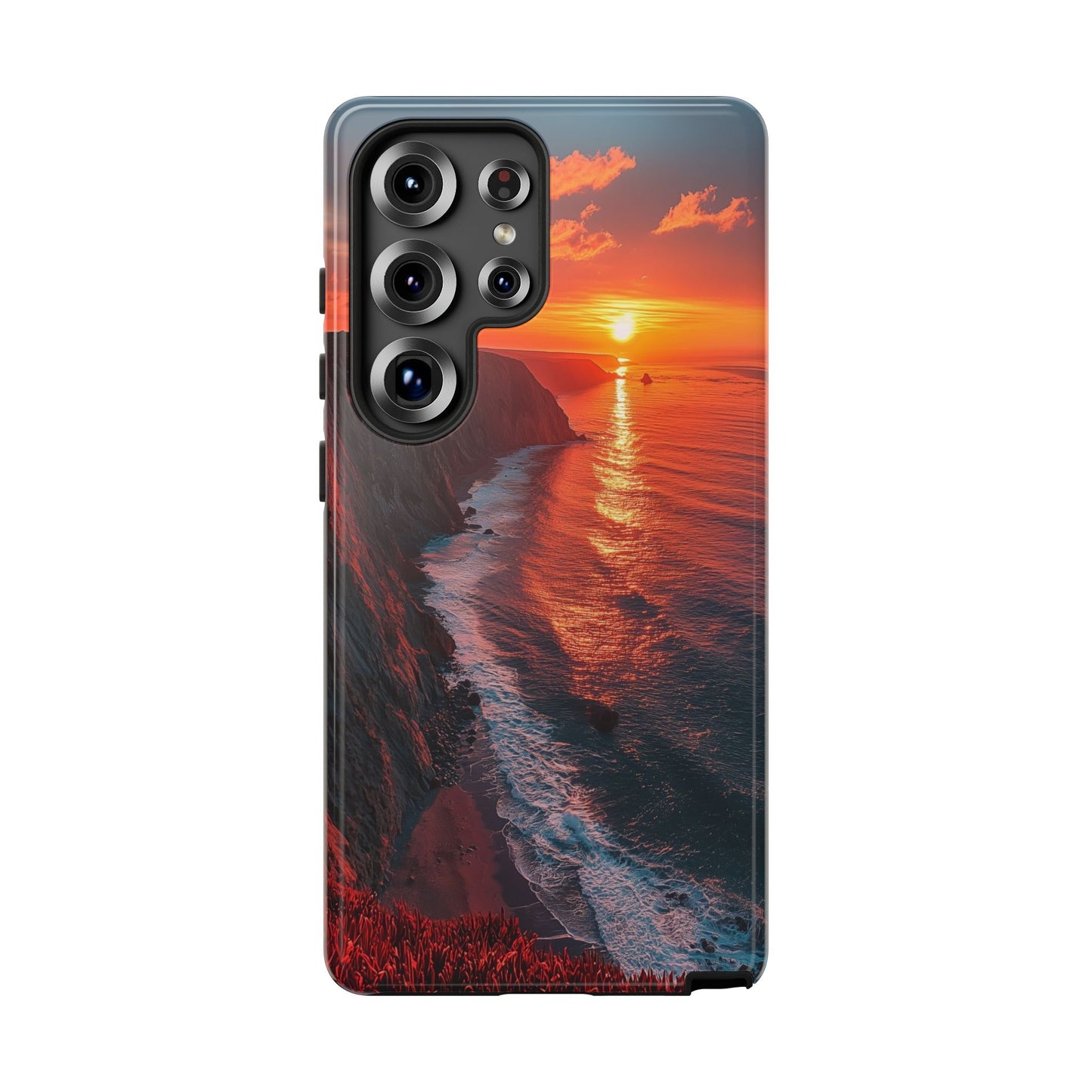 Minimal Nature Scene Case – Calm Landscape for iPhone, Samsung & Pixel