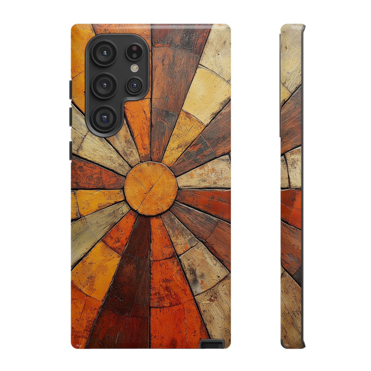 Terracotta Sunburst Boho Phone Case for iPhone, Pixel & Samsung