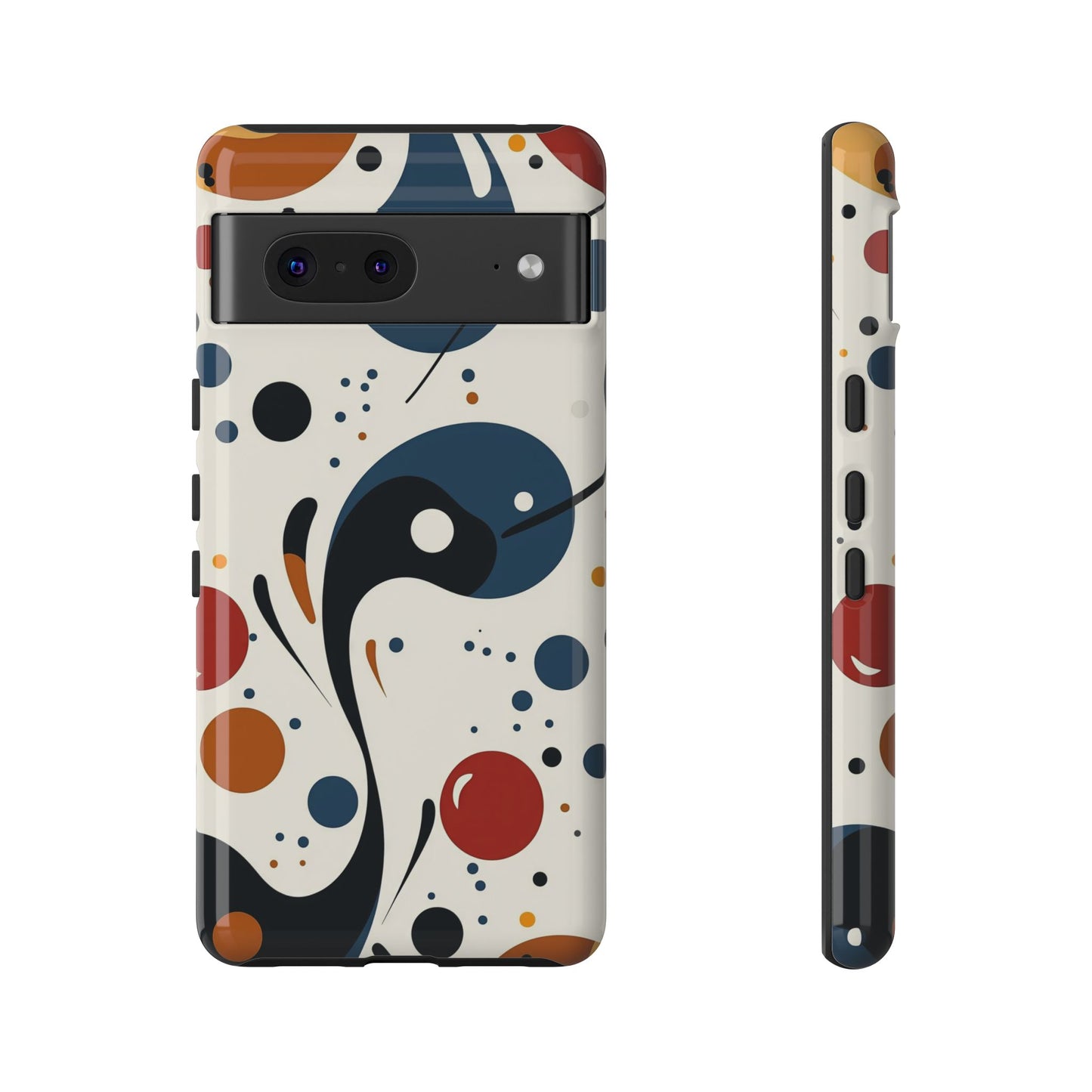 Retro Pop Dots Case – Abstract Minimal Vibes for iPhone, Google Pixel & Samsung