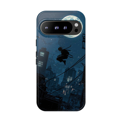 Moonlit Shadows: The Silent Ninja Phone Case for iPhone, Samsung & Pixel