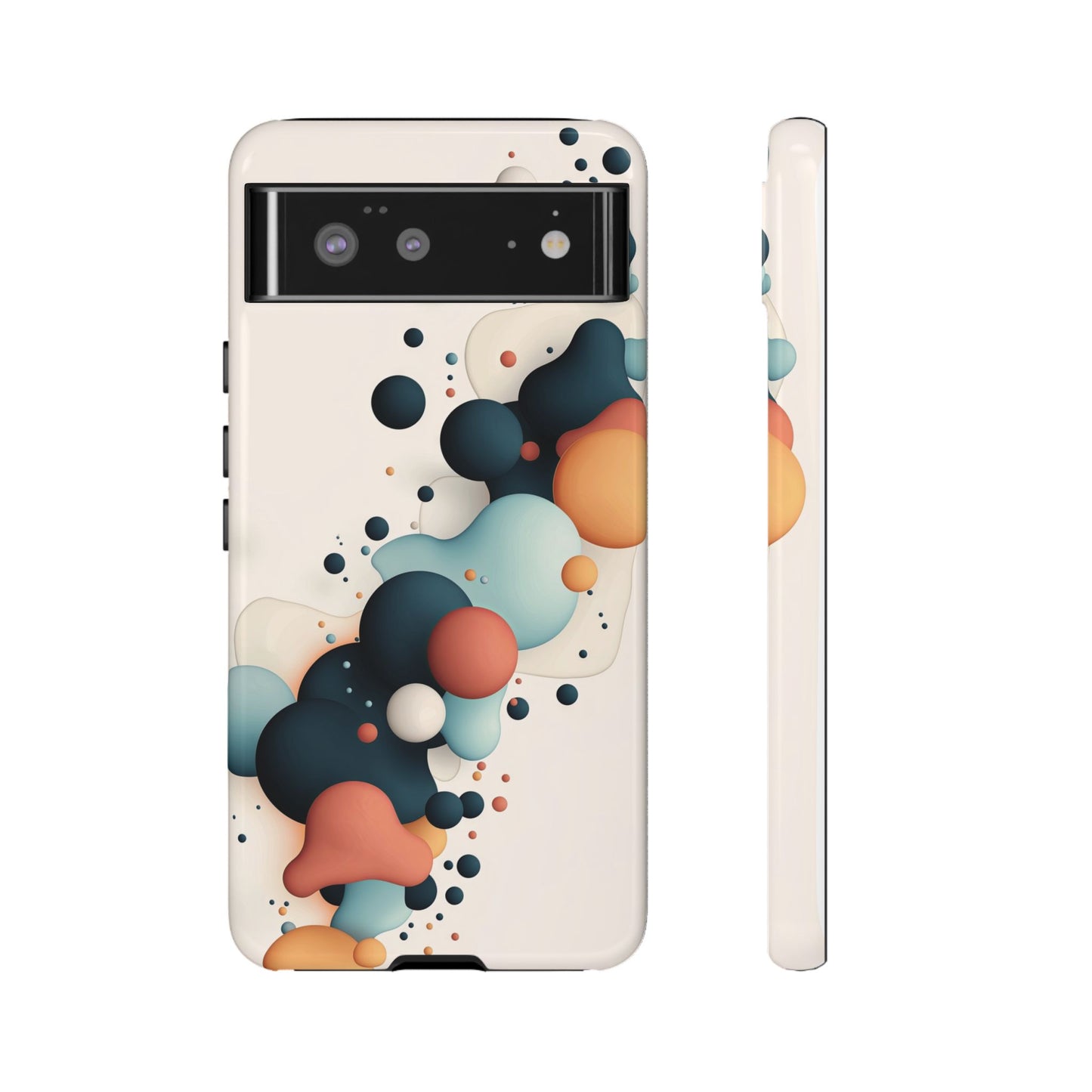 Bubble Rush – Abstract Burst Phone Case for iPhone, Samsung & Pixel