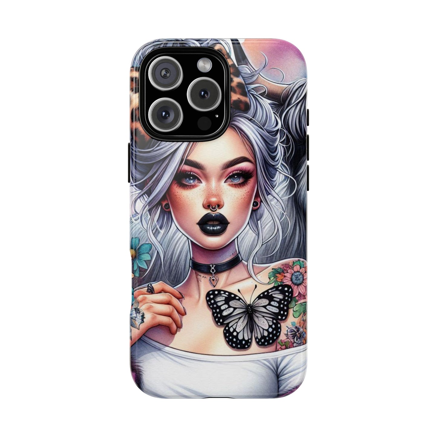 Wild Spirit – Gothic Chic & Nature Fusion Mobile Cover