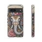 Elegant Floral Elephant Mobile Cover – Royal Mandala Art