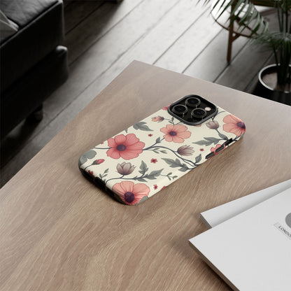 Floral Iphone Case, Botanical Pattern Design