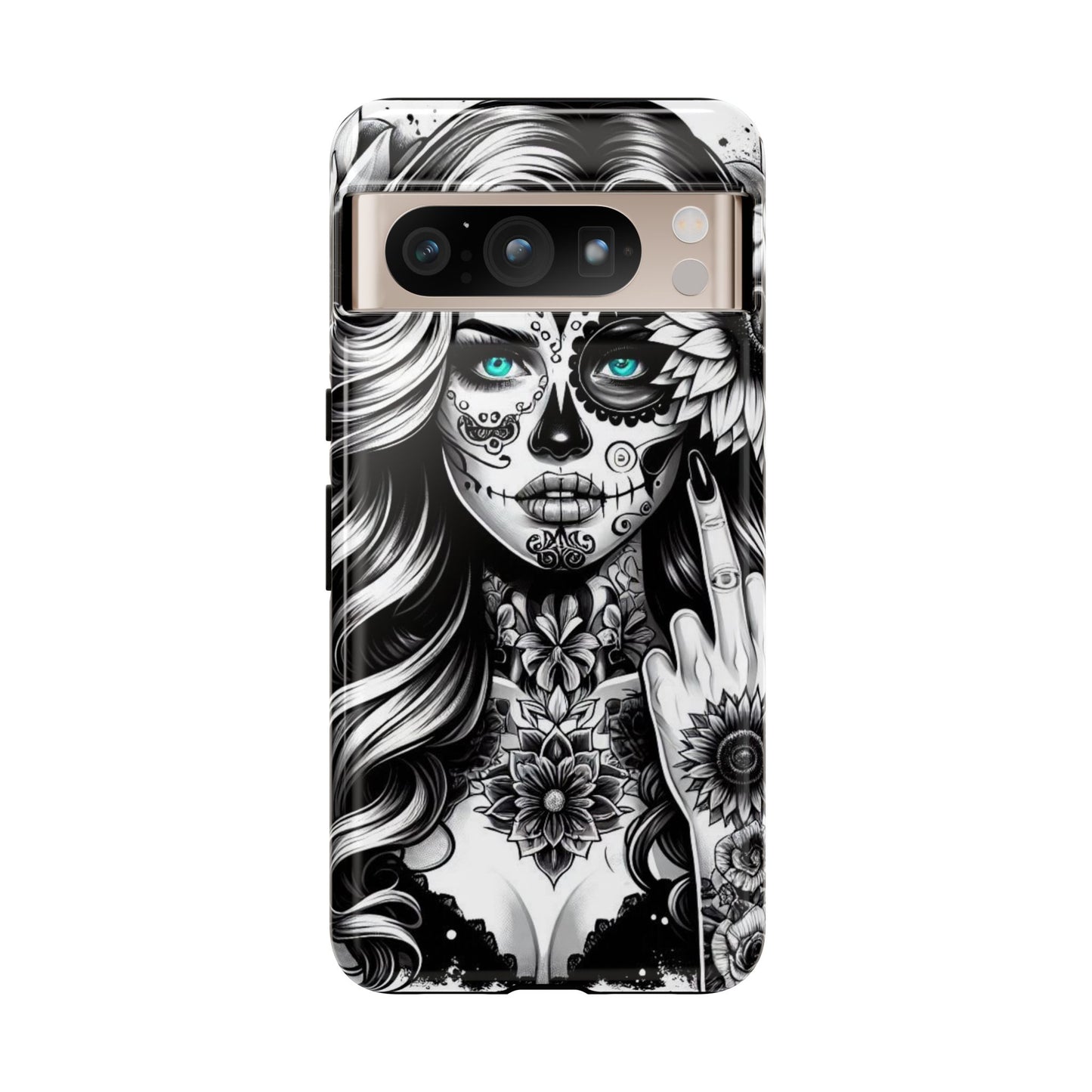La Rebel – Day of the Dead Gothic Attitude Mobile Cover