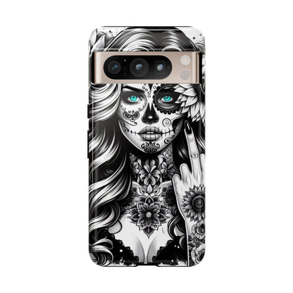La Rebel – Day of the Dead Gothic Attitude Mobile Cover