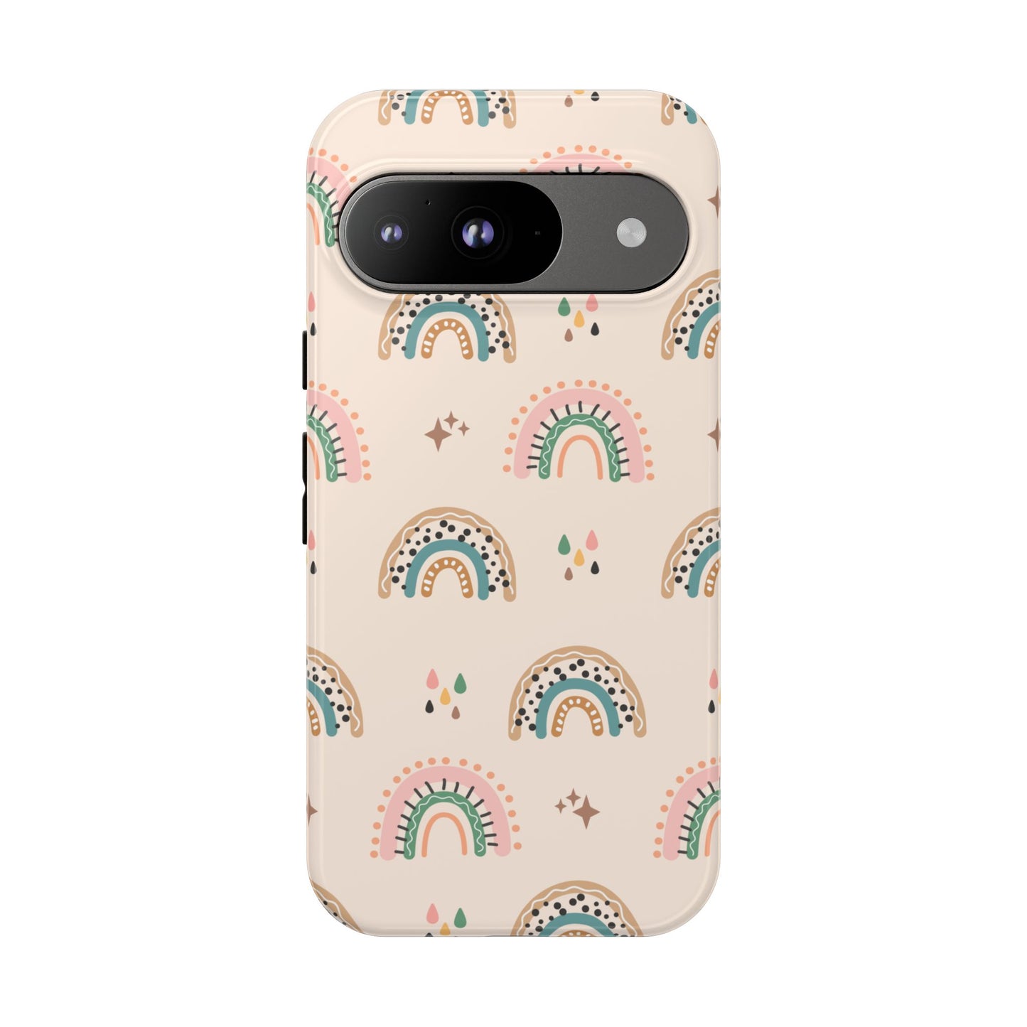 Retro Rainbow Phone Case – Vintage Aesthetic Cover for iPhone, Samsung & Google Pixel