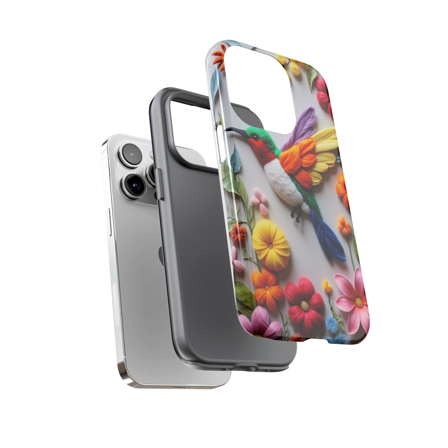 Elegant Hummingbird with Floral Mosaic Design | Nature's Artistic Vibes | Pixel 8 pro