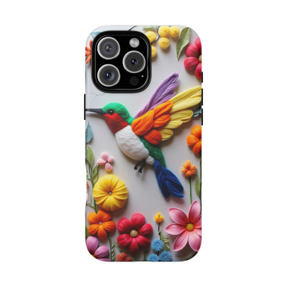 Elegant Hummingbird with Floral Mosaic Design | Nature's Artistic Vibes | Pixel 8 pro