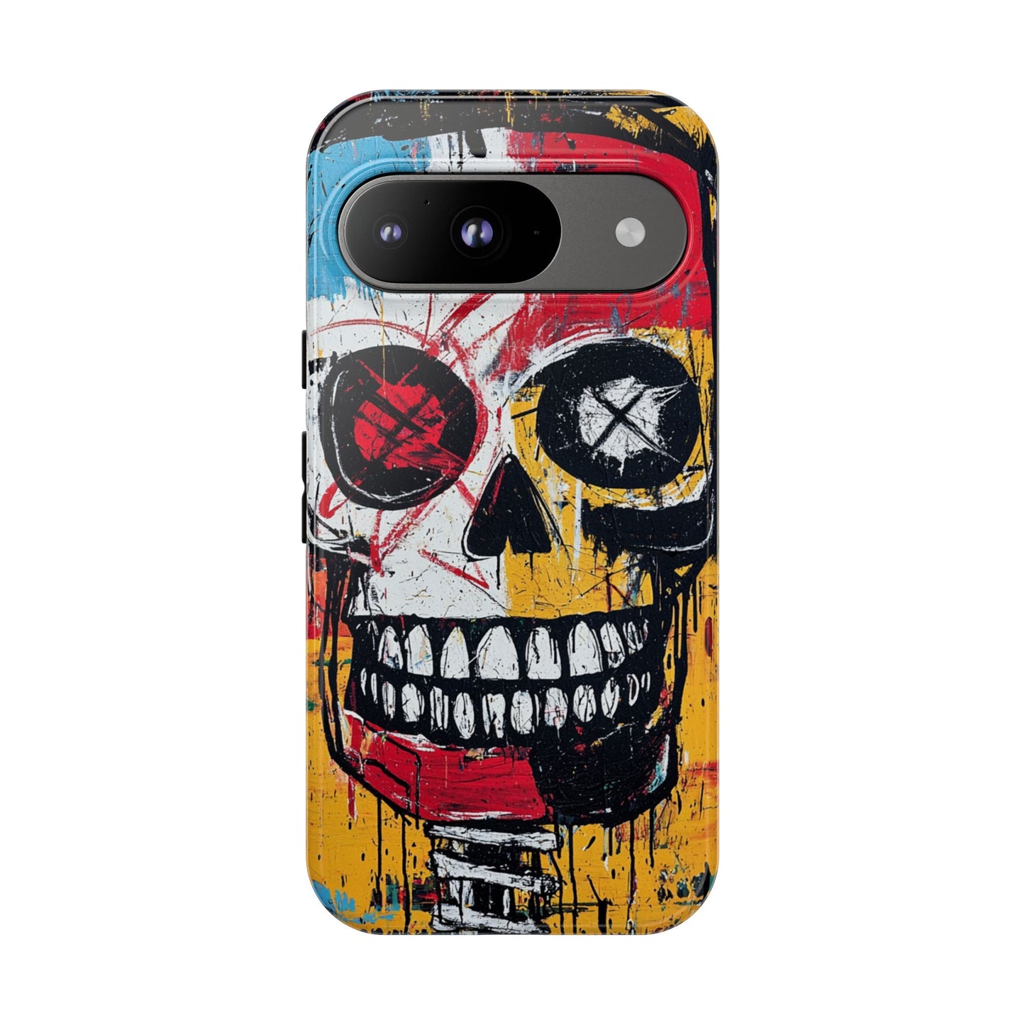 Basquiat Phone Case – Bold Urban Art Design - iPhone, Samsung & Google Pixel Cover - Artistic Painting Case,  Art Lover Gift