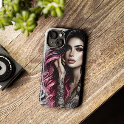 Tattooed Elegance – Gothic Art Mobile Cover