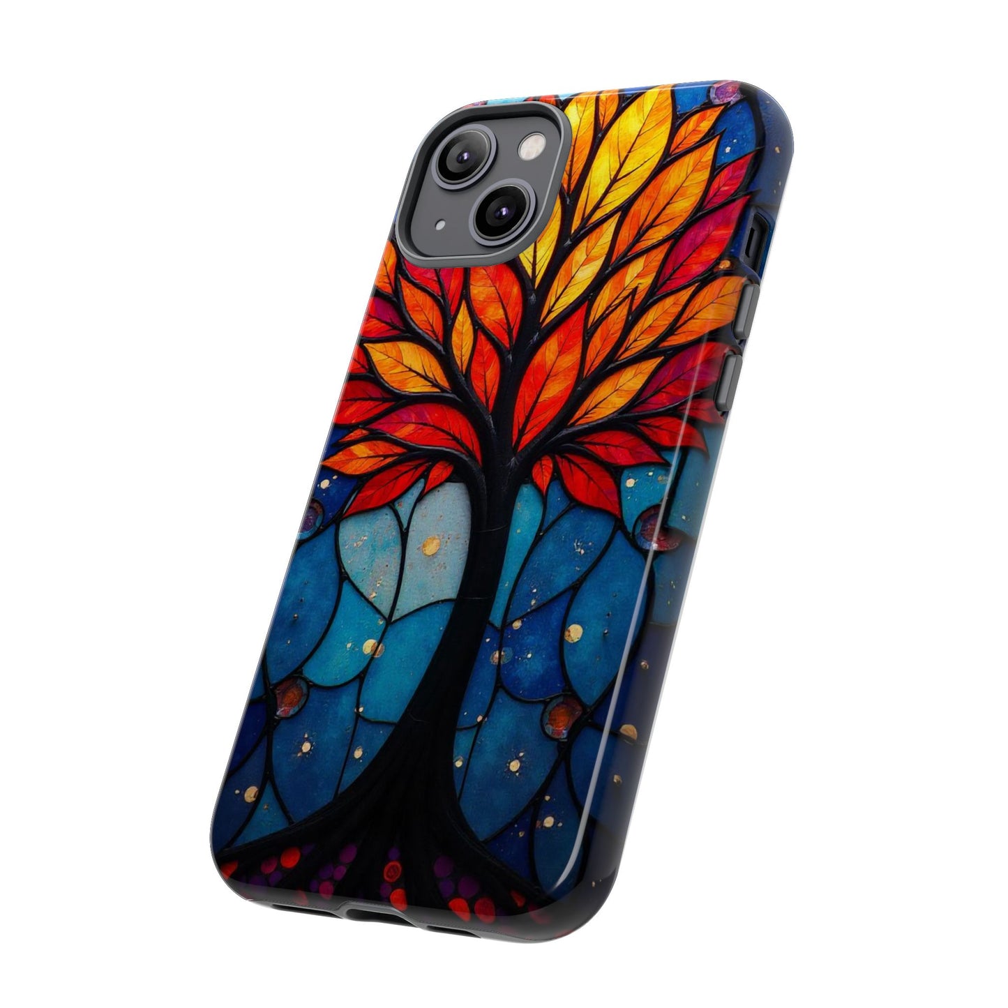 Stained Glass Tree: A Burst of Vibrant Elegance