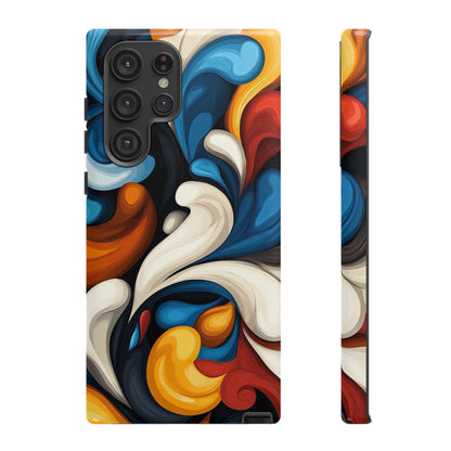 ColorSurge – Bold Fluid Abstract  Phone Case for iPhone, Samsung & Pixel