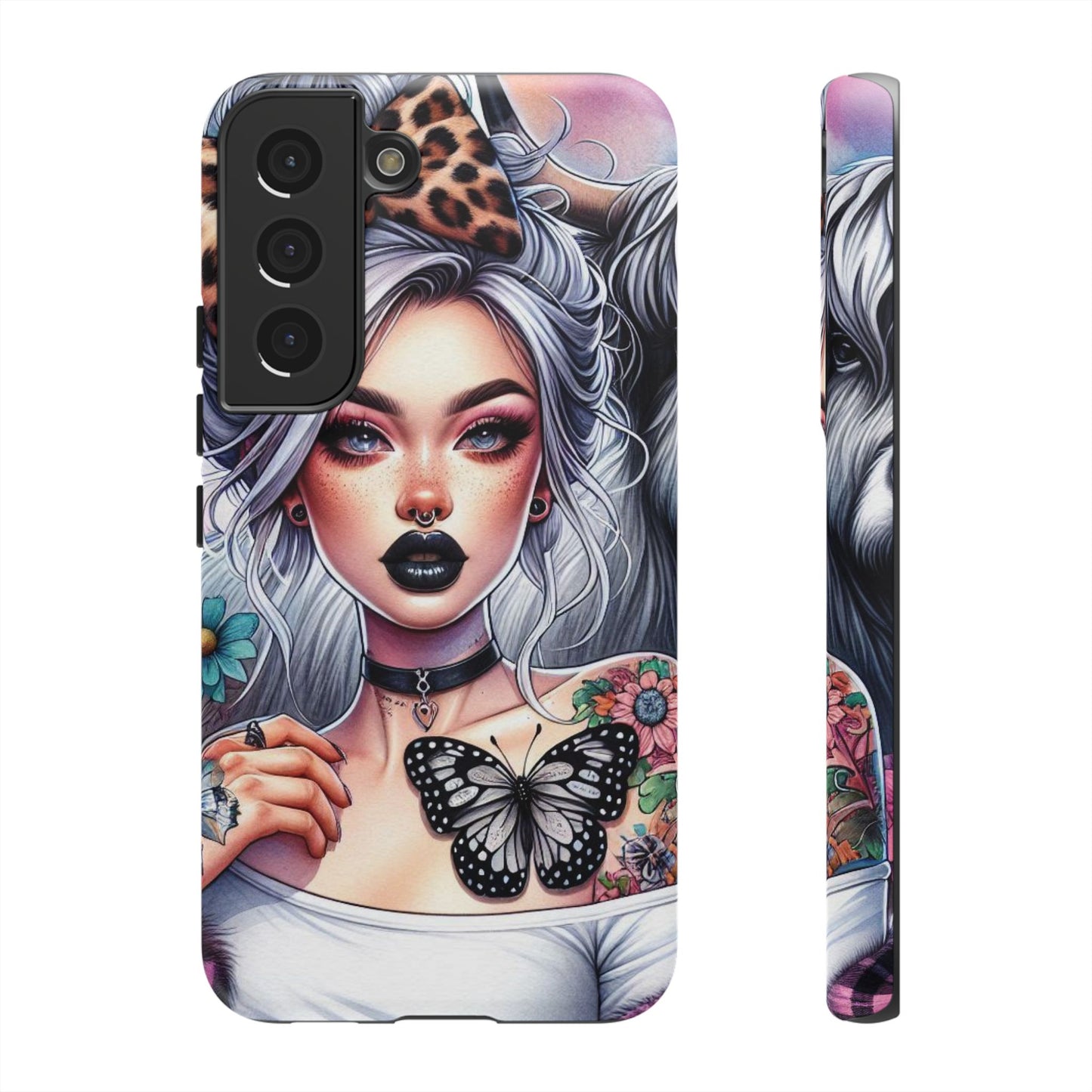 Wild Spirit – Gothic Chic & Nature Fusion Mobile Cover
