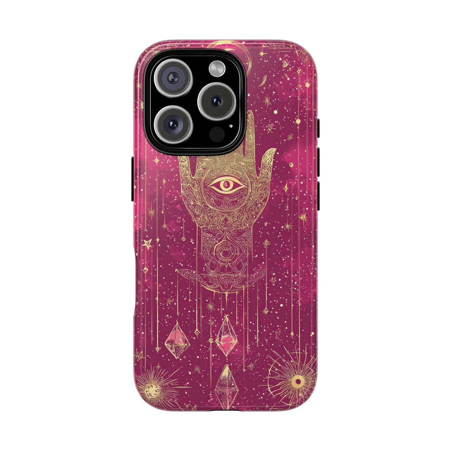 Cosmic Hamsa Boho Phone Case for iPhone, Pixel & Samsung