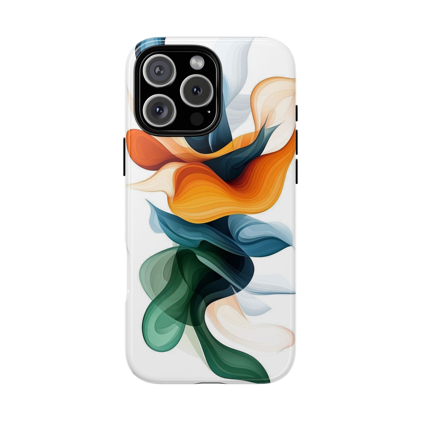 Verdant Flow – Modern Abstract Phone Case for iPhone, Samsung & Pixel