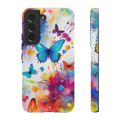 Vibrant Watercolor Butterfly Mobile Case