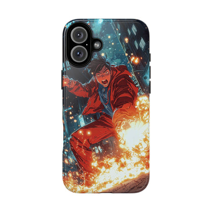 Urban Firestarter | Neon Blaze Hero Phone Case for iPhone, Samsung & Pixel