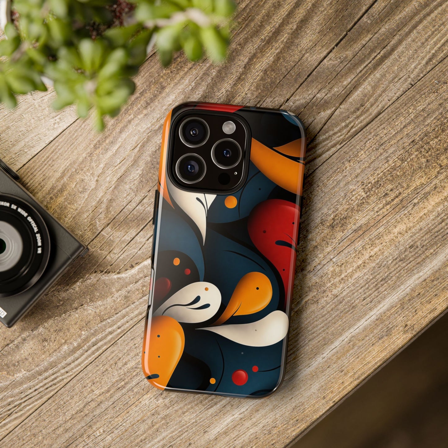 Neo Bloom – Modern Abstract  Phone Case for iPhone, Samsung & Pixel