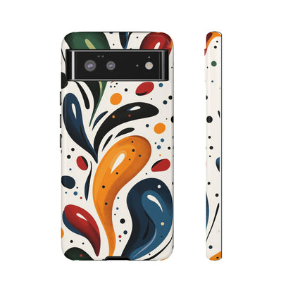 Fluid Pop Abstract Phone Case – Space-Inspired Art for iPhone, Samsung & Pixel