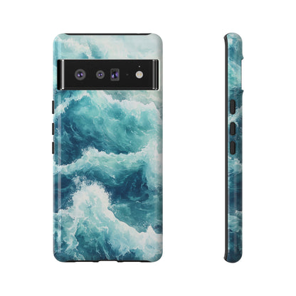 Seafoam Serenity Watercolor Phone Case for iPhone, google Pixel & Samsung